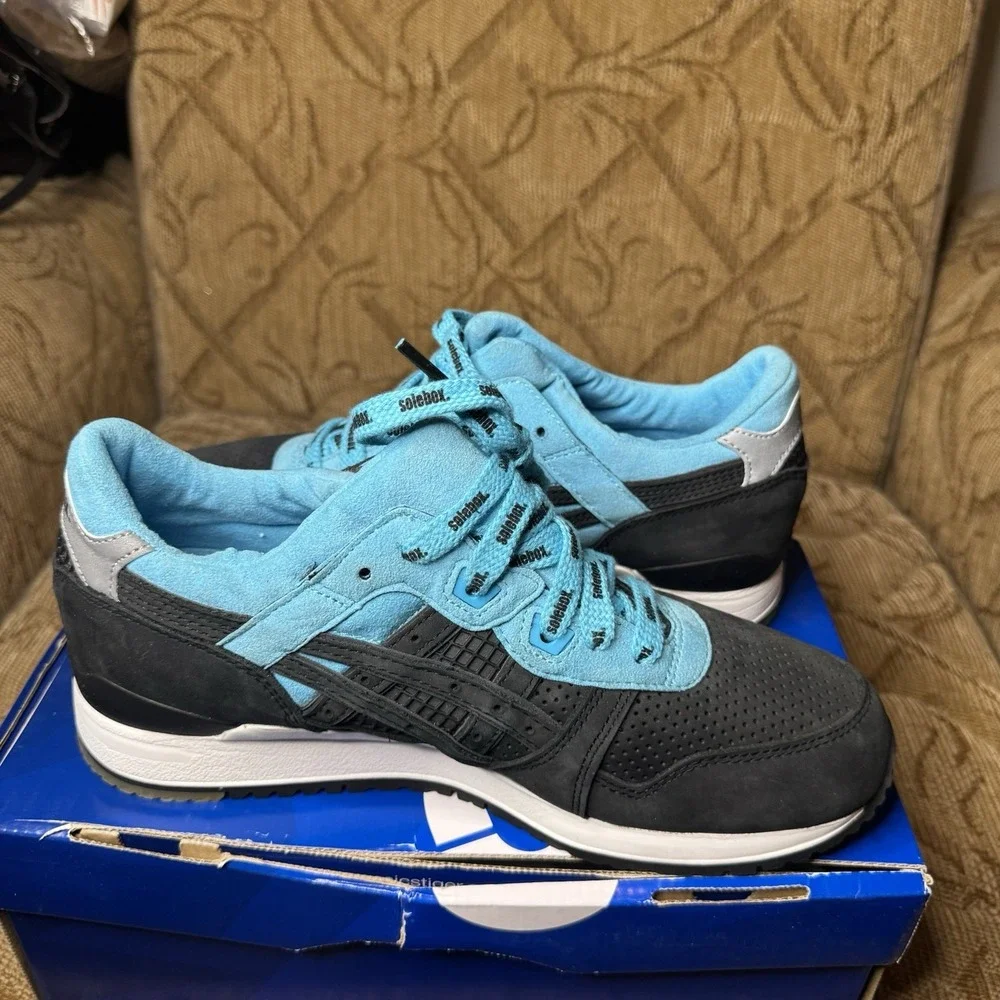ASICS‎ x Solebox Gel Lyte III 3 Blue Carpenter Bee size 8 H61NK-9090 GL3